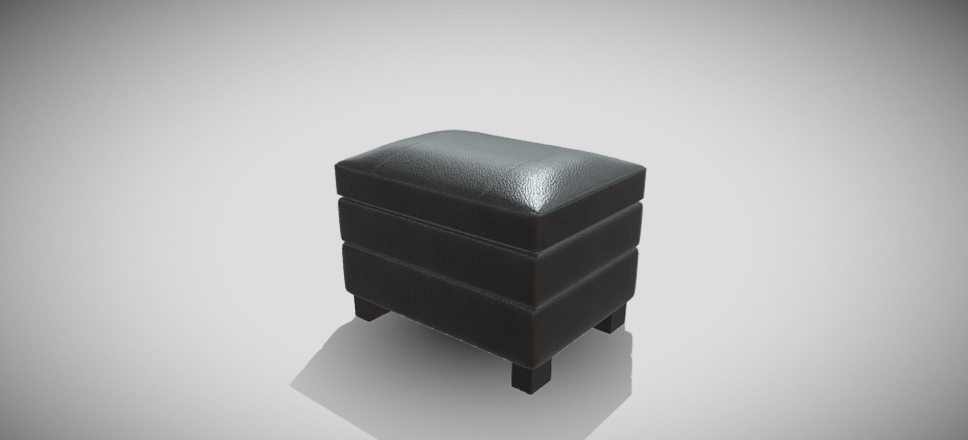Gleason Chair Ottoman 3D model_35