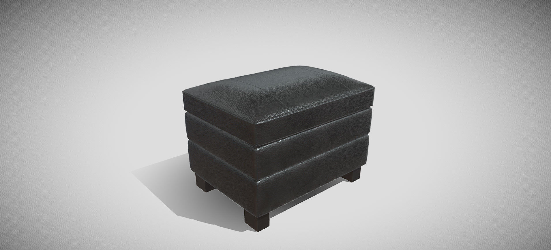 Gleason Chair Ottoman 3D model_45