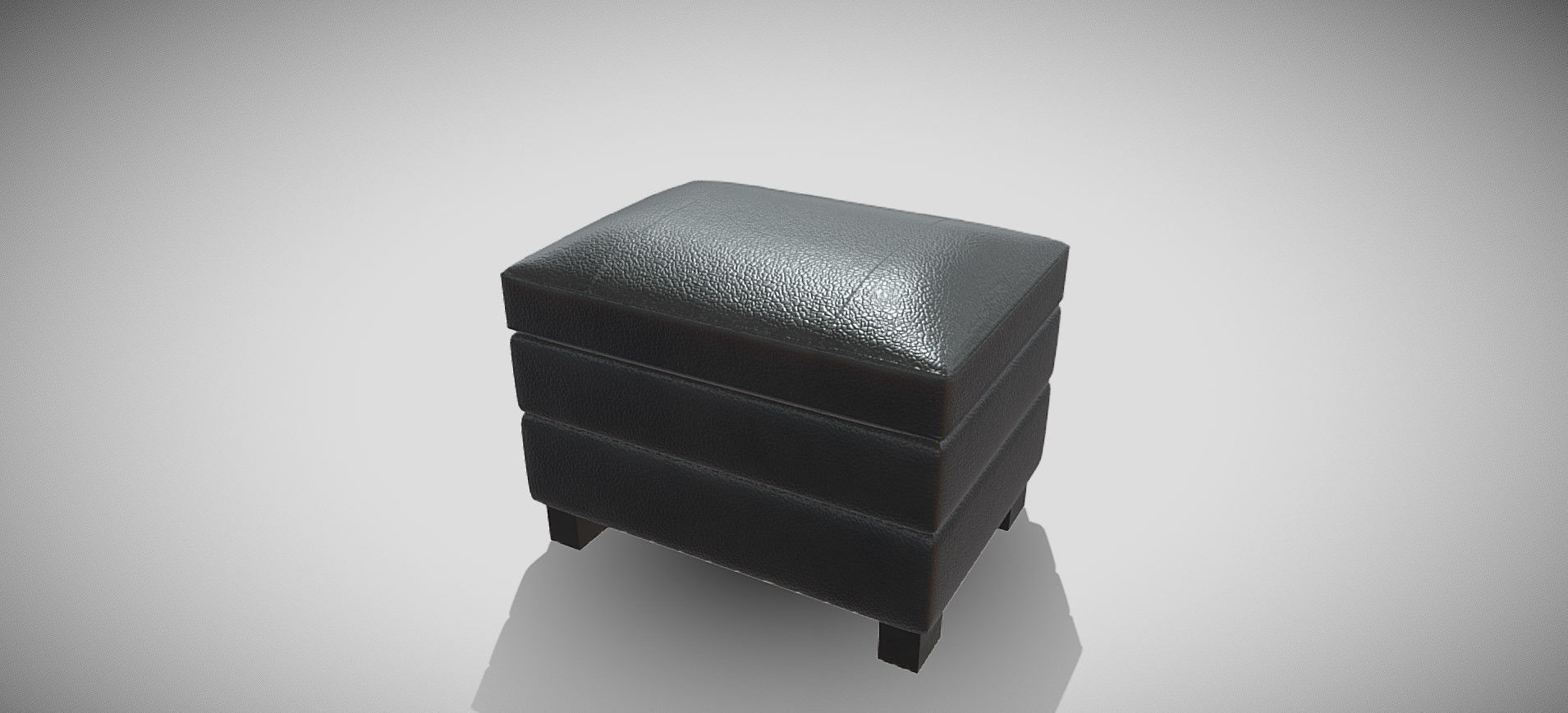 Gleason Chair Ottoman 3D model_8