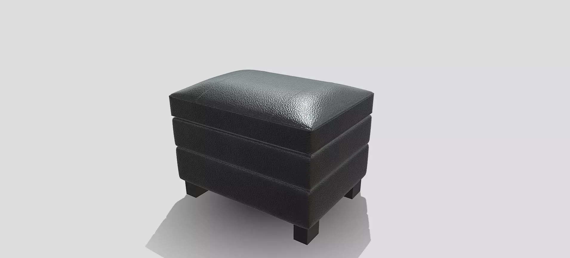 Gleason Chair Ottoman 3D model_0