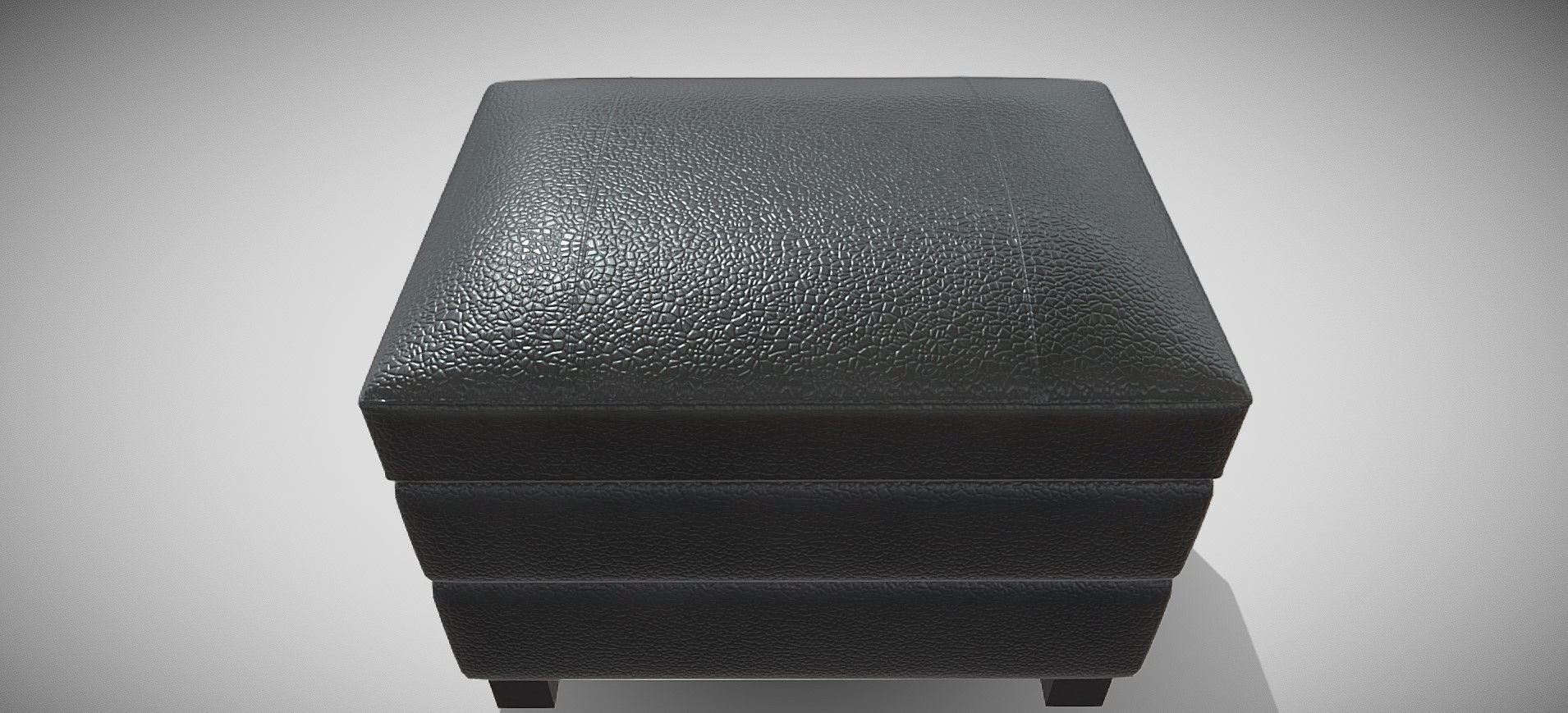 Gleason Chair Ottoman 3D model_9