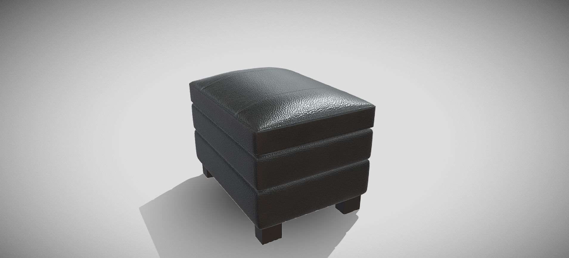 Gleason Chair Ottoman 3D model_12