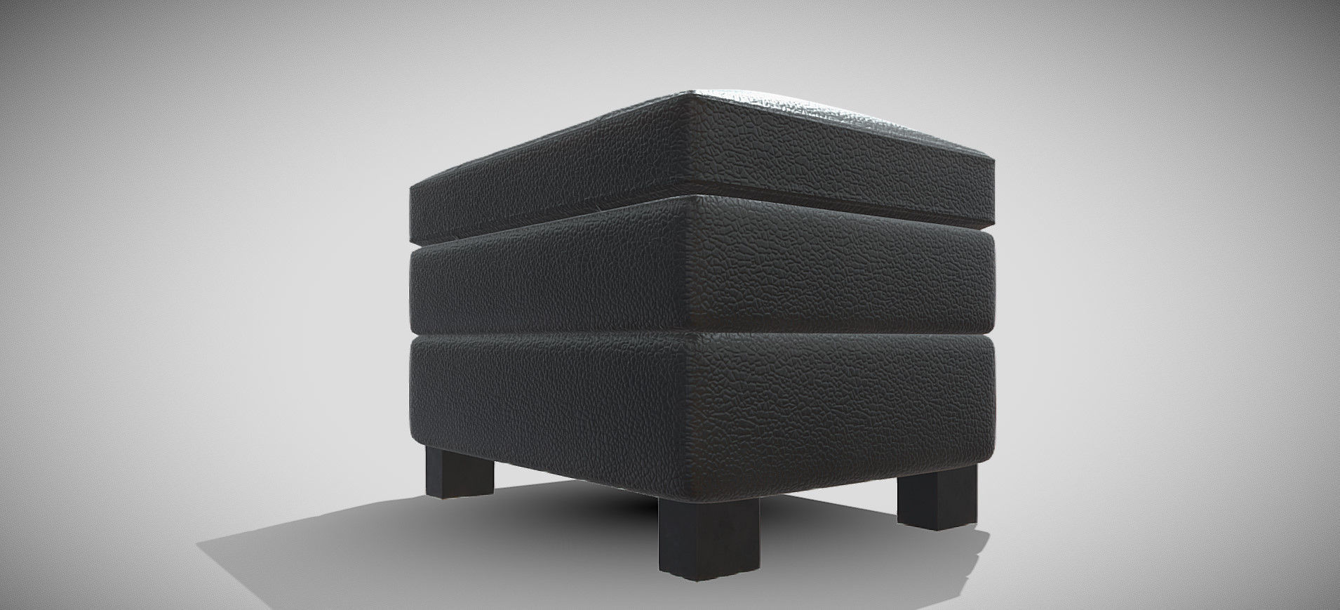 Gleason Chair Ottoman 3D model_19