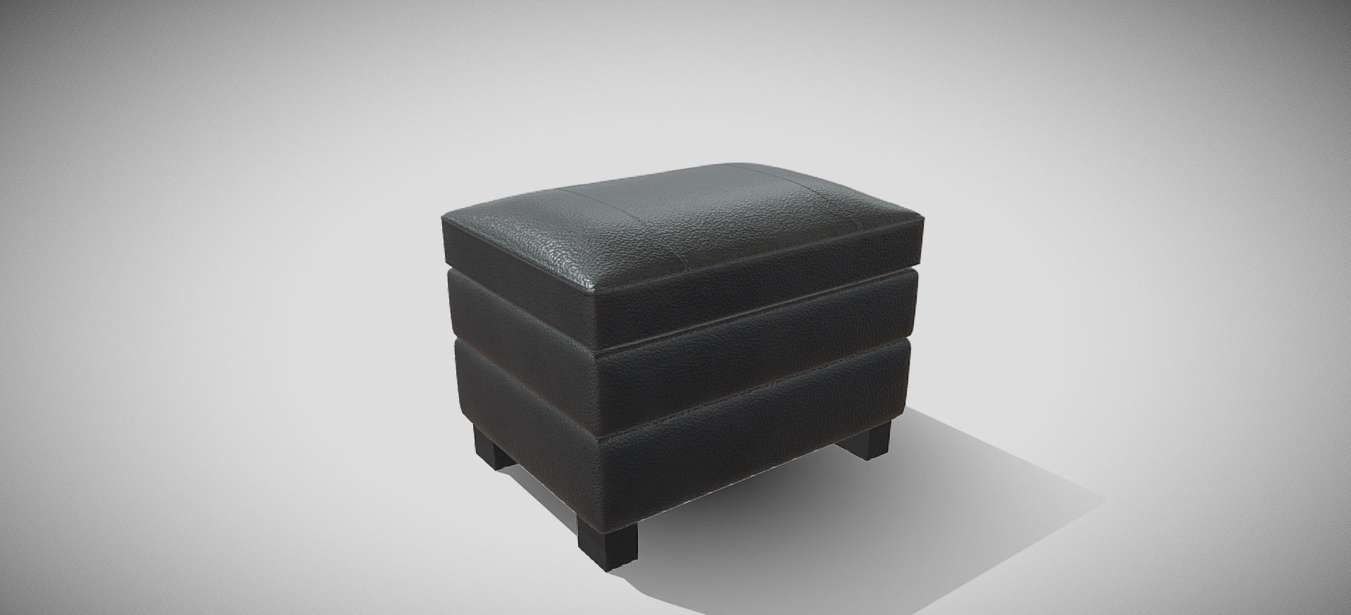 Gleason Chair Ottoman 3D model_5