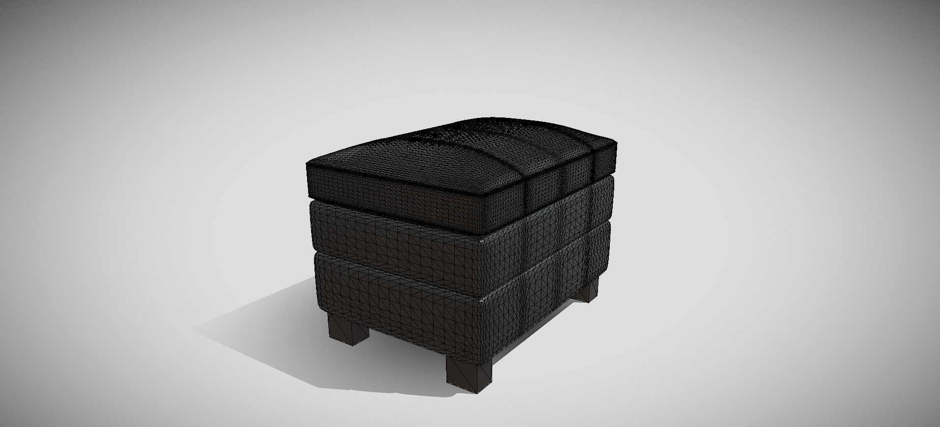 Gleason Chair Ottoman 3D model_42