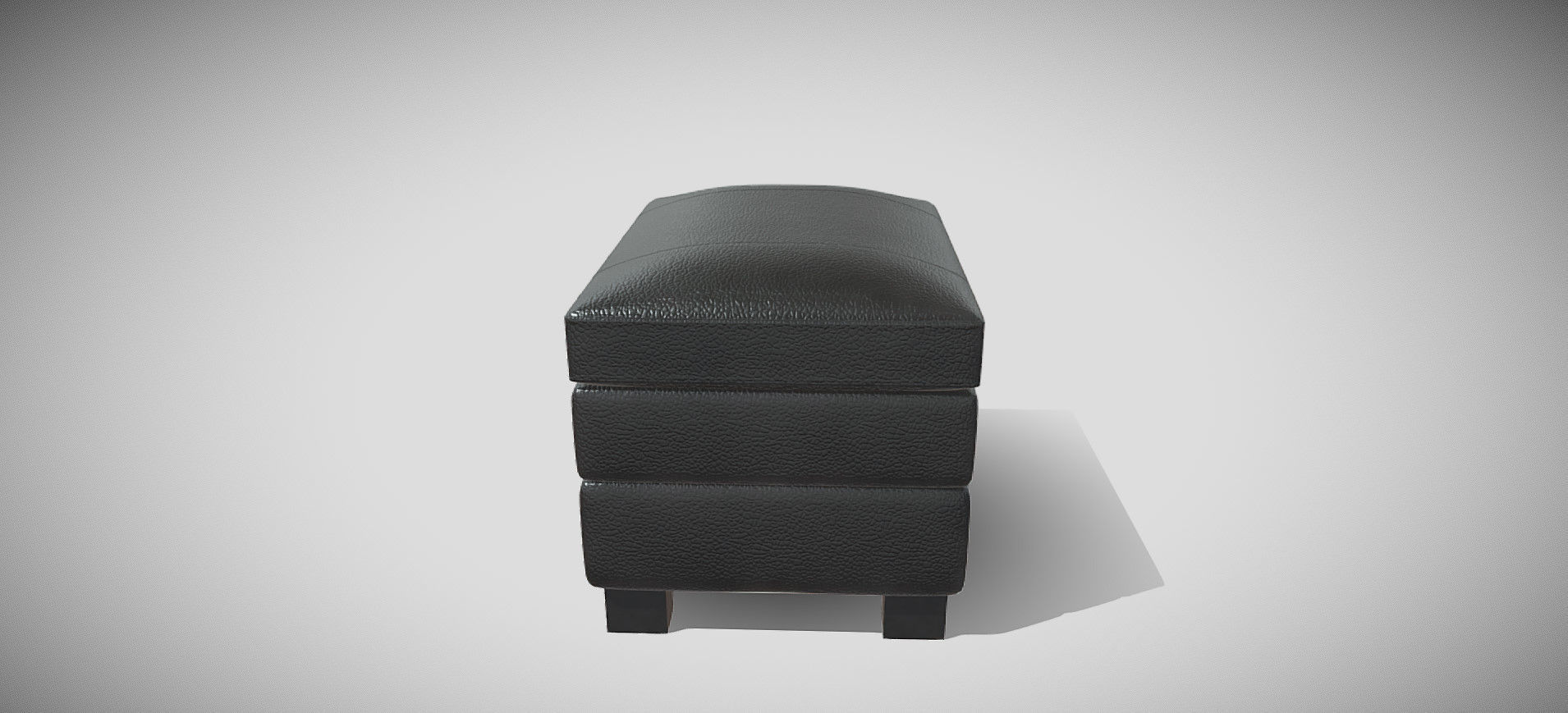 Gleason Chair Ottoman 3D model_3