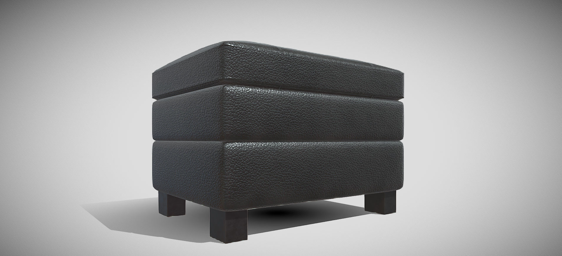 Gleason Chair Ottoman 3D model_16
