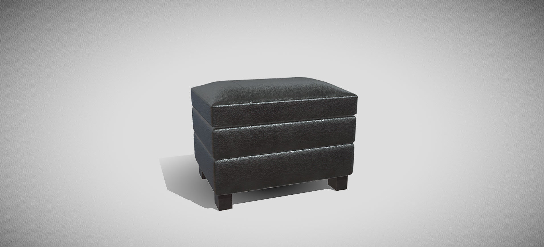 Gleason Chair Ottoman 3D model_28