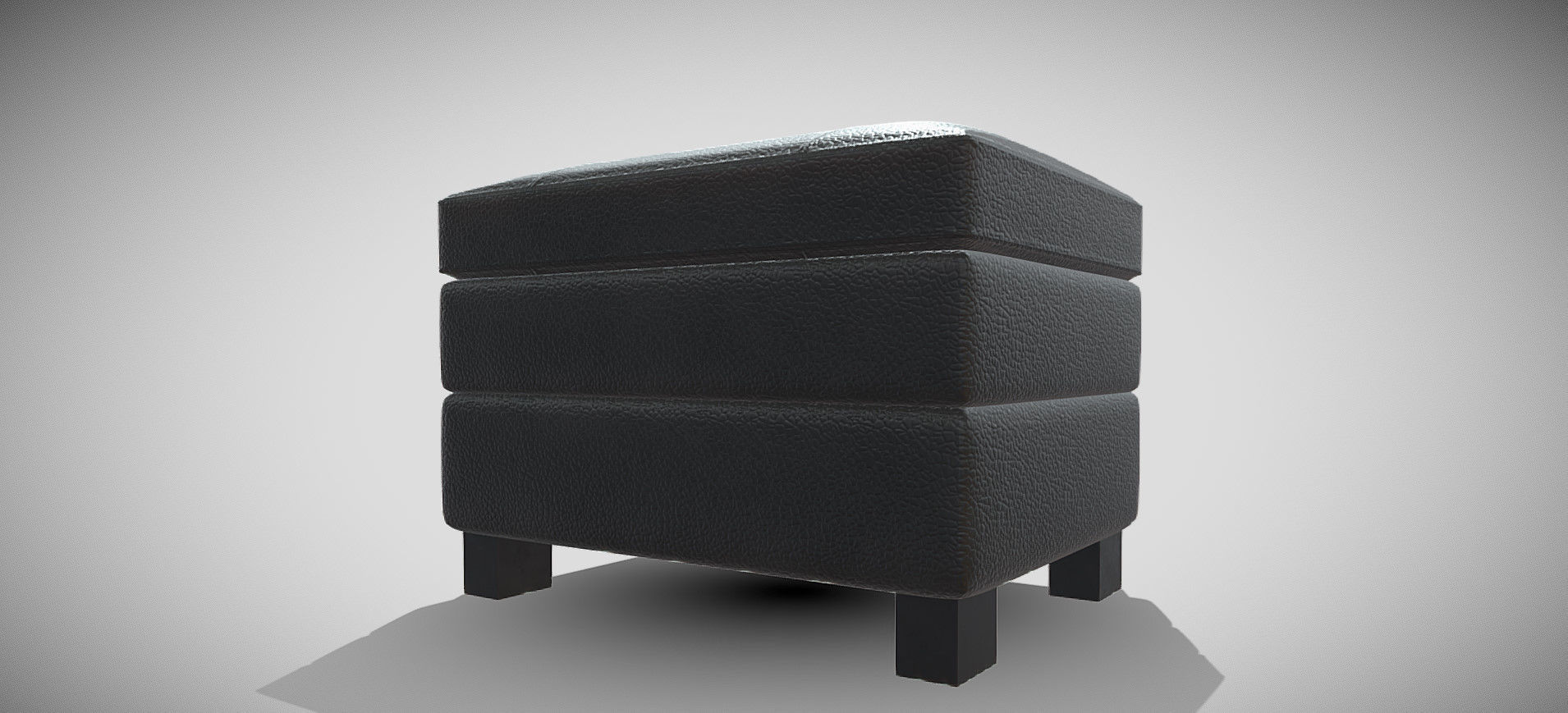 Gleason Chair Ottoman 3D model_20