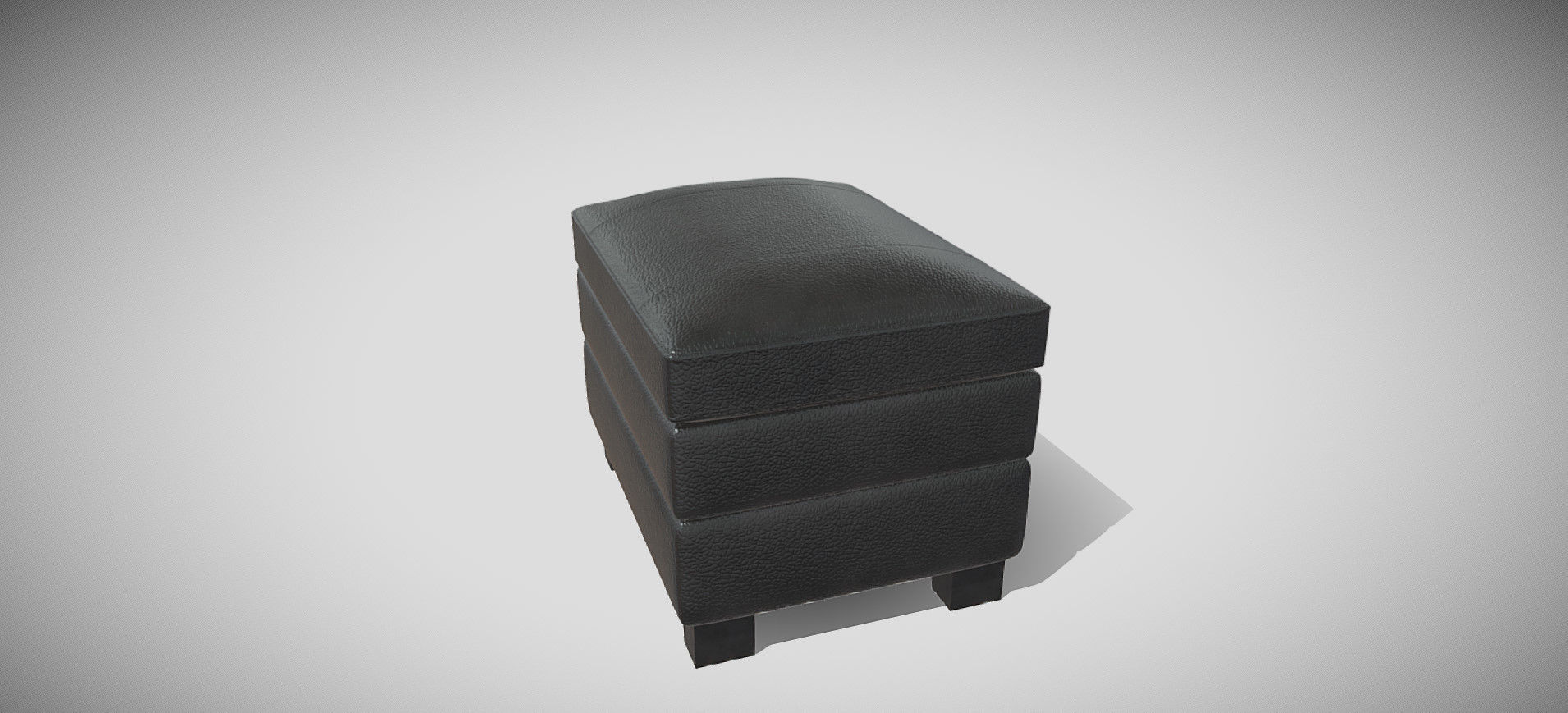 Gleason Chair Ottoman 3D model_2