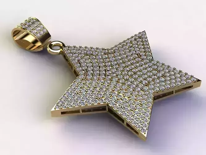 Star Solitaire women pendent 