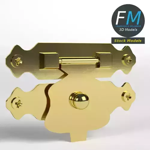 Small chest latch 3D model