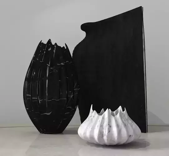 Vases by Zaha Hadid 