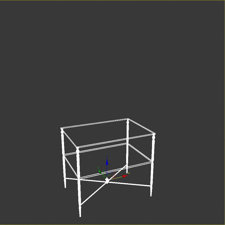 Small Classical Coffee Table 3D model 3D model_1