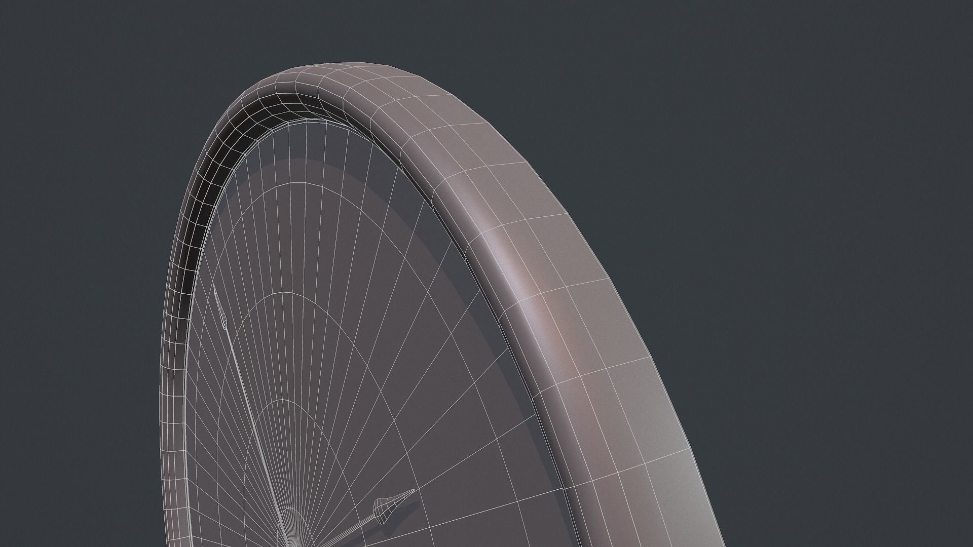 Greenwich Concrete Clock 3D model_11