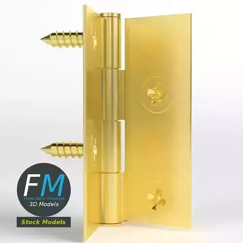 Small hinge for boxes