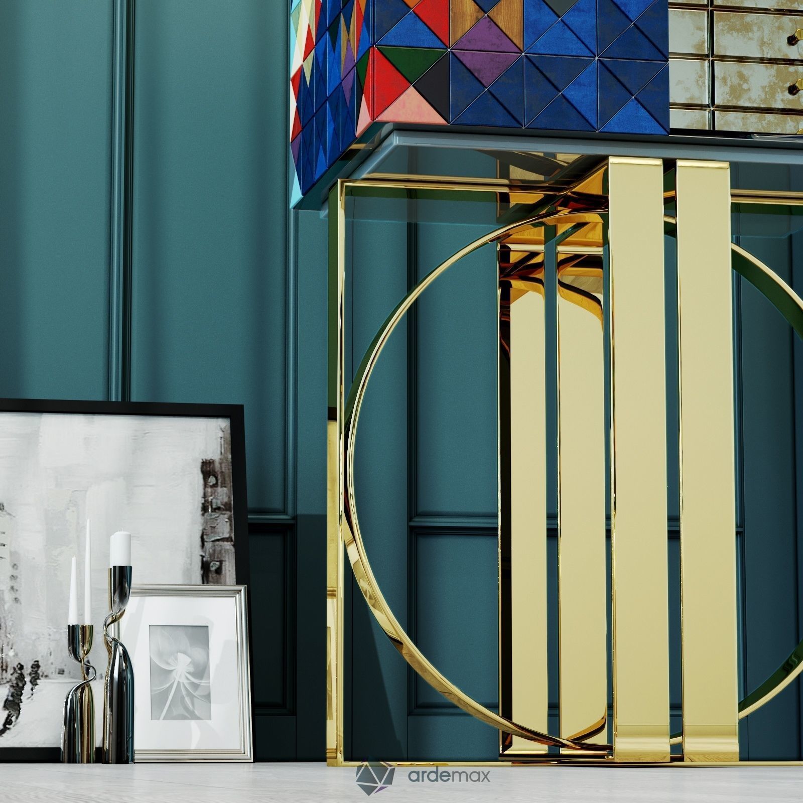 Cabinet Pixel by Boca do Lobo 3D model_8