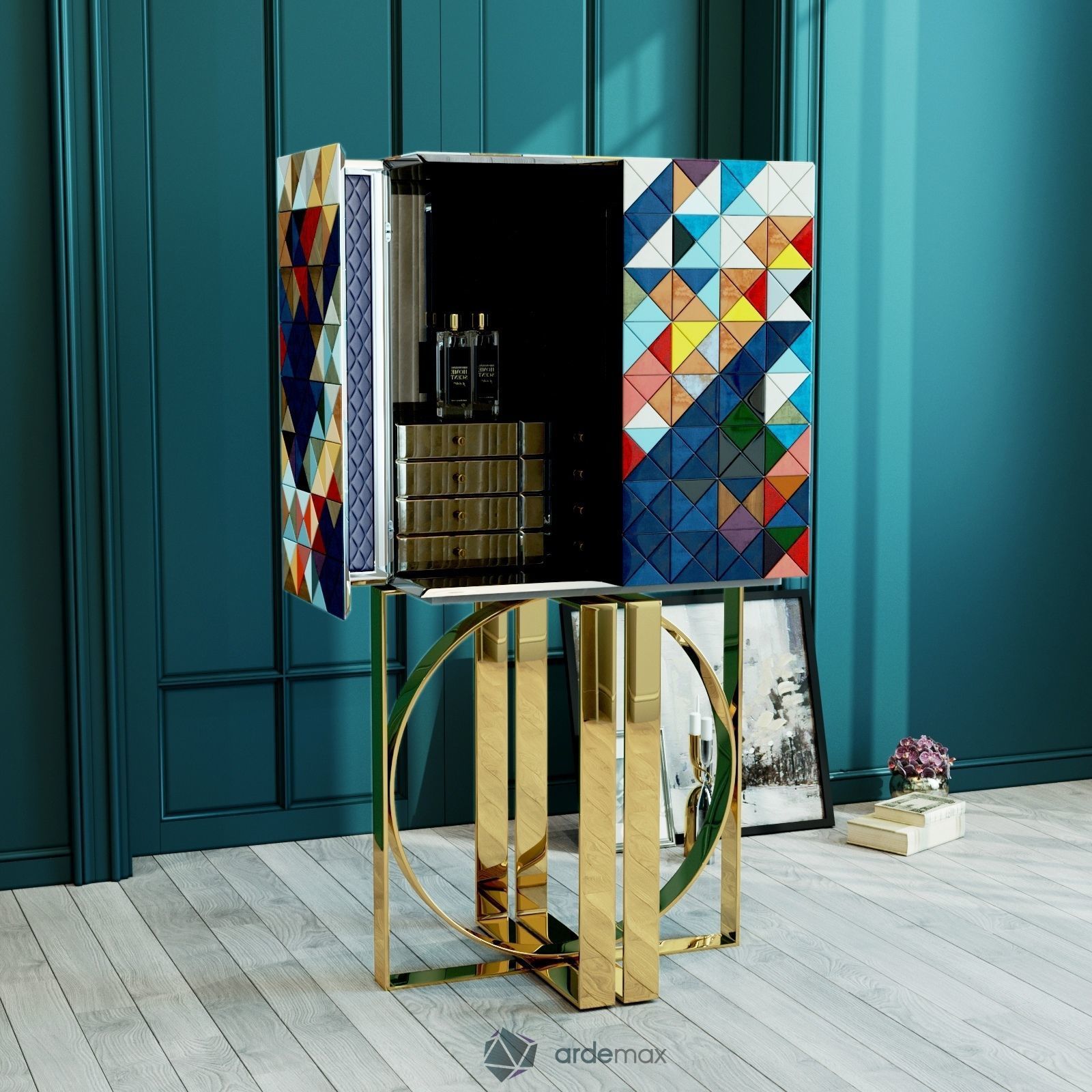 Cabinet Pixel by Boca do Lobo 3D model_6
