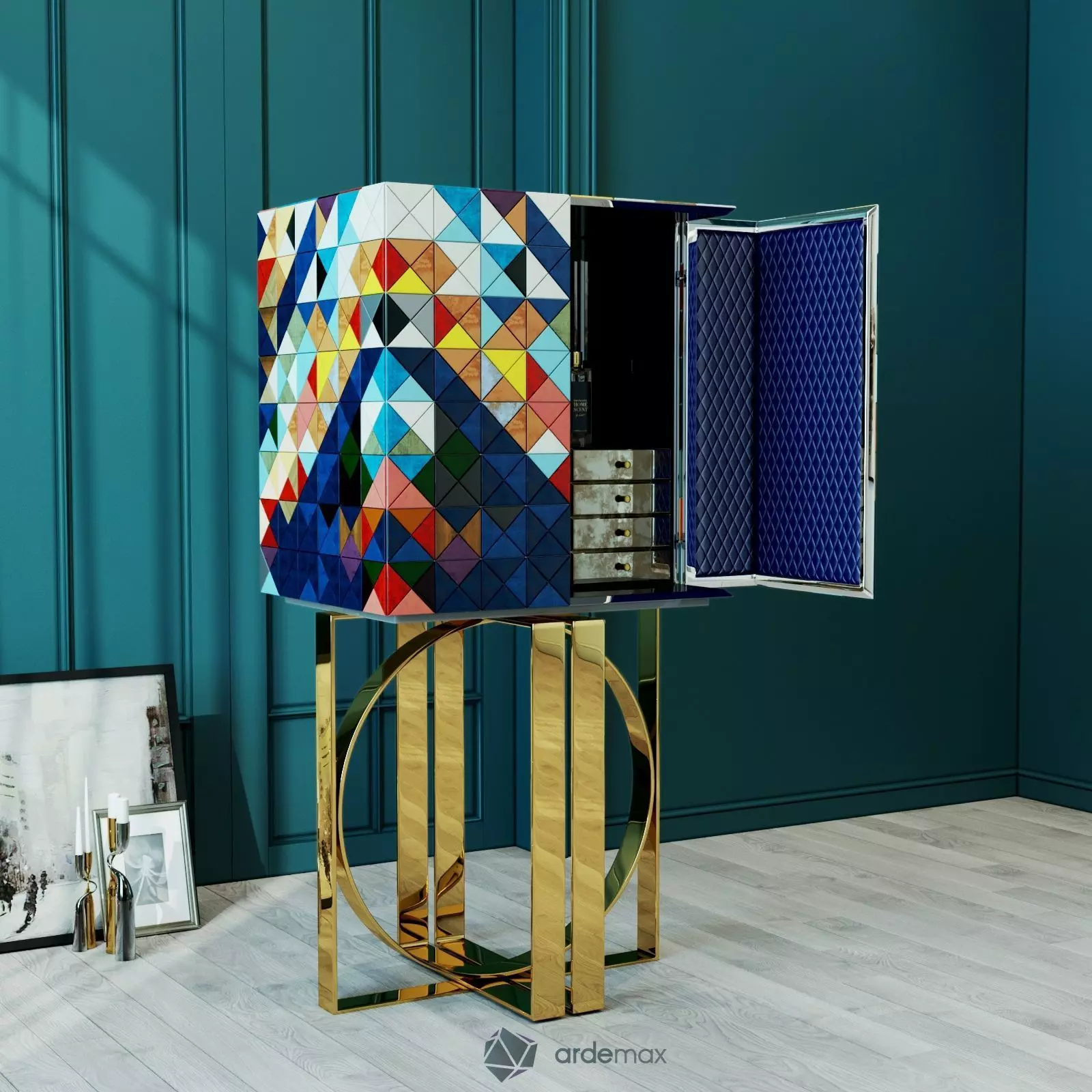 Cabinet Pixel by Boca do Lobo 3D model_0