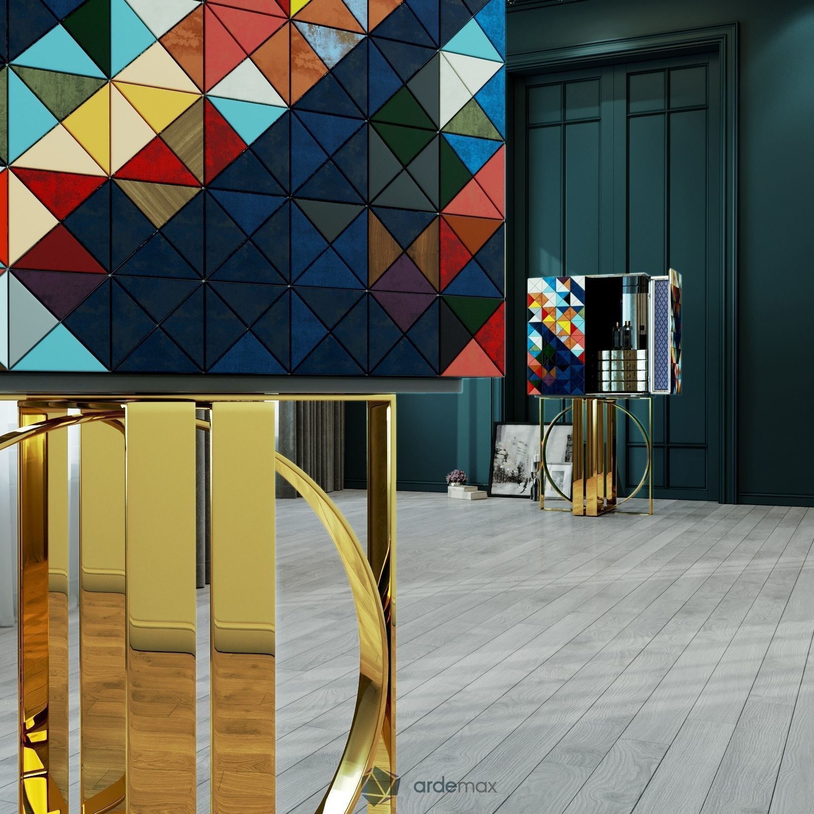 Cabinet Pixel by Boca do Lobo 3D model_5