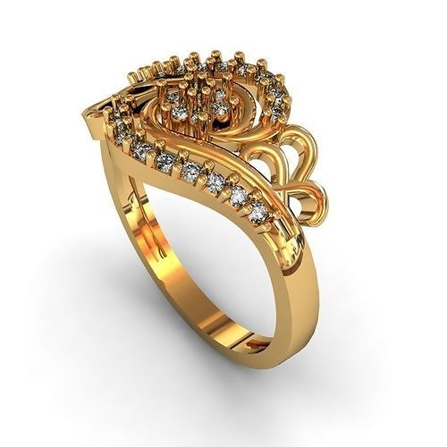 Engagement Ring 49 3D model