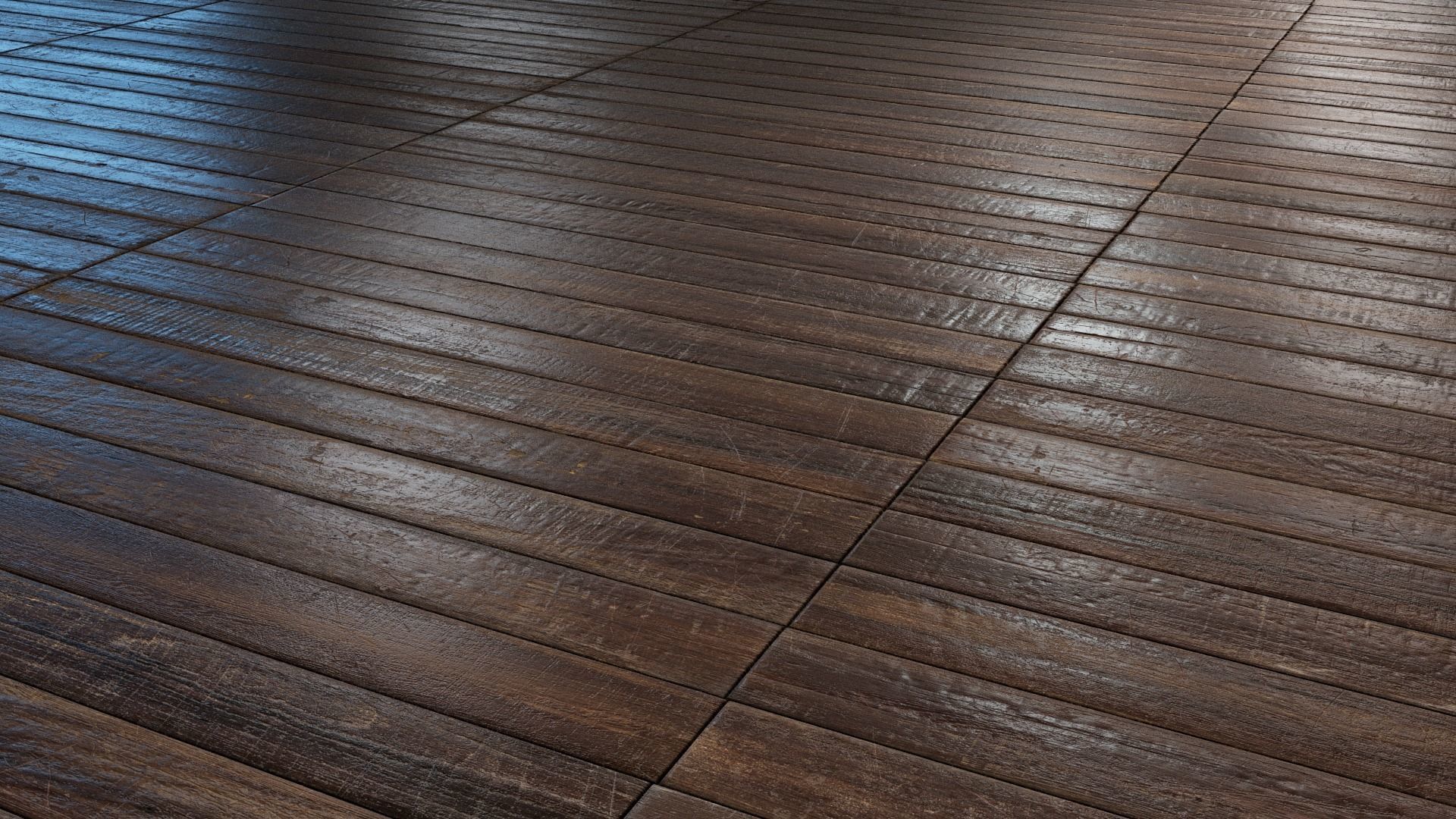 Old stackbond Parquet - PBR textures Low-poly 3D model_5