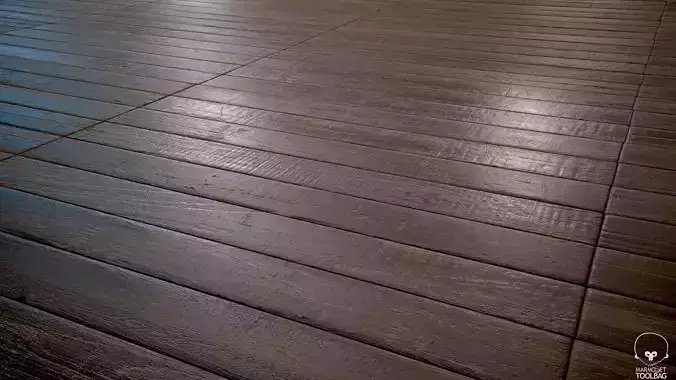 Old stackbond Parquet - PBR textures