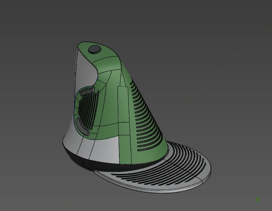 Ergonomic mouse 3D model_4