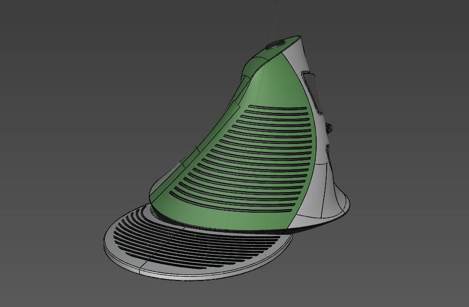 Ergonomic mouse 3D model_5
