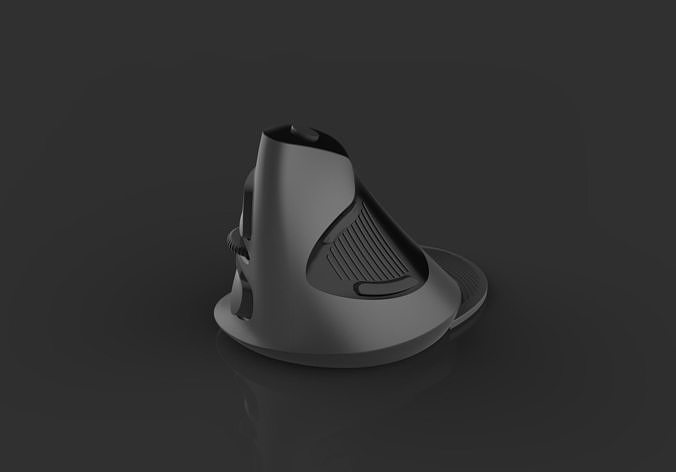 Ergonomic mouse 3D model