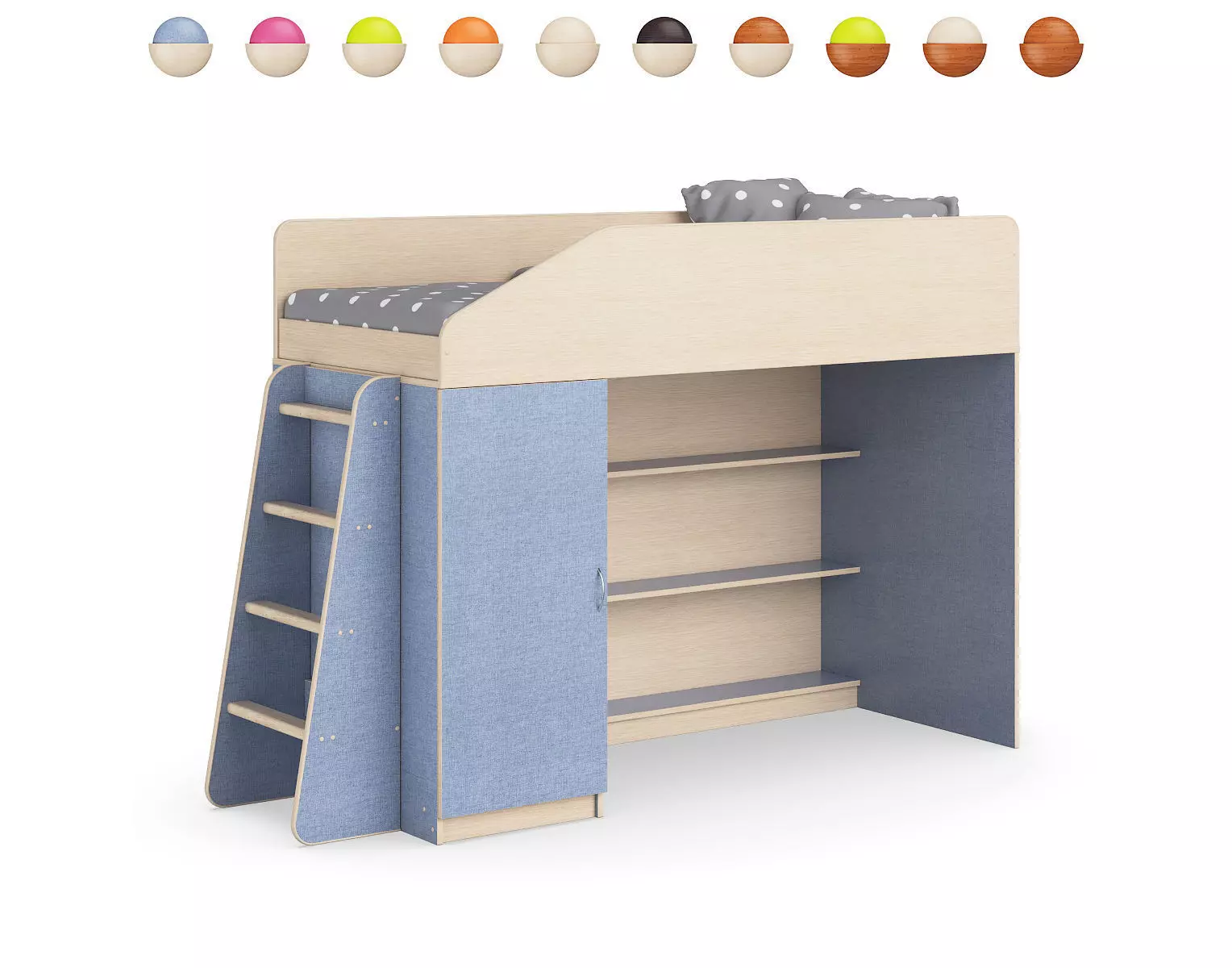 Legenda K11 with LP11 childrens modular bed 3D model_0