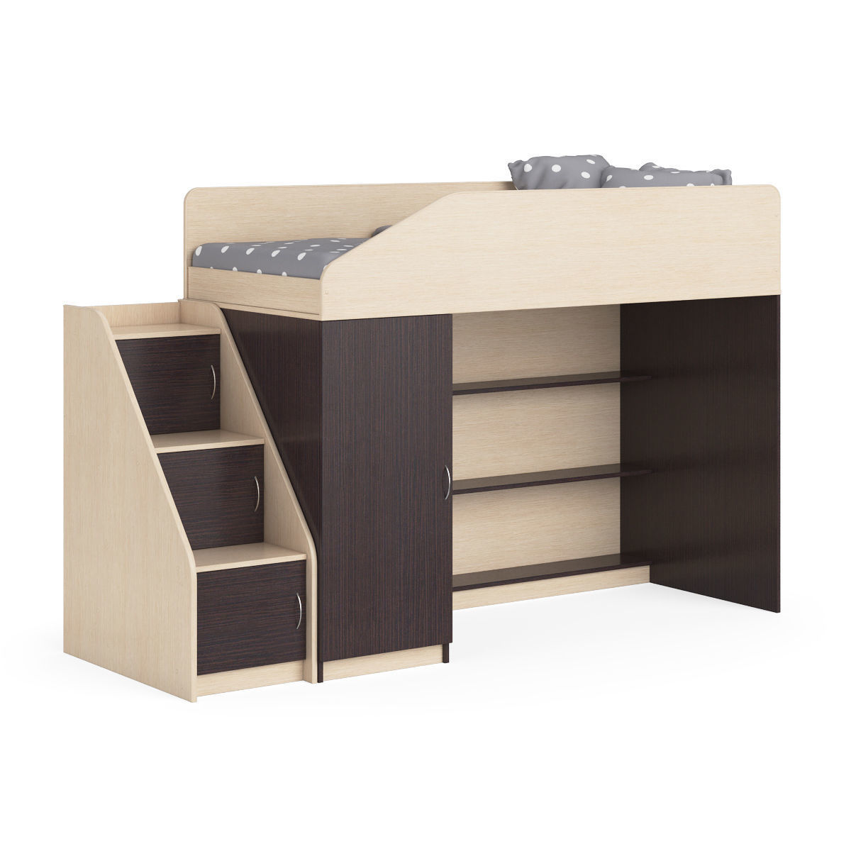 Legenda K11 with LY11 childrens modular bed 3D model_1