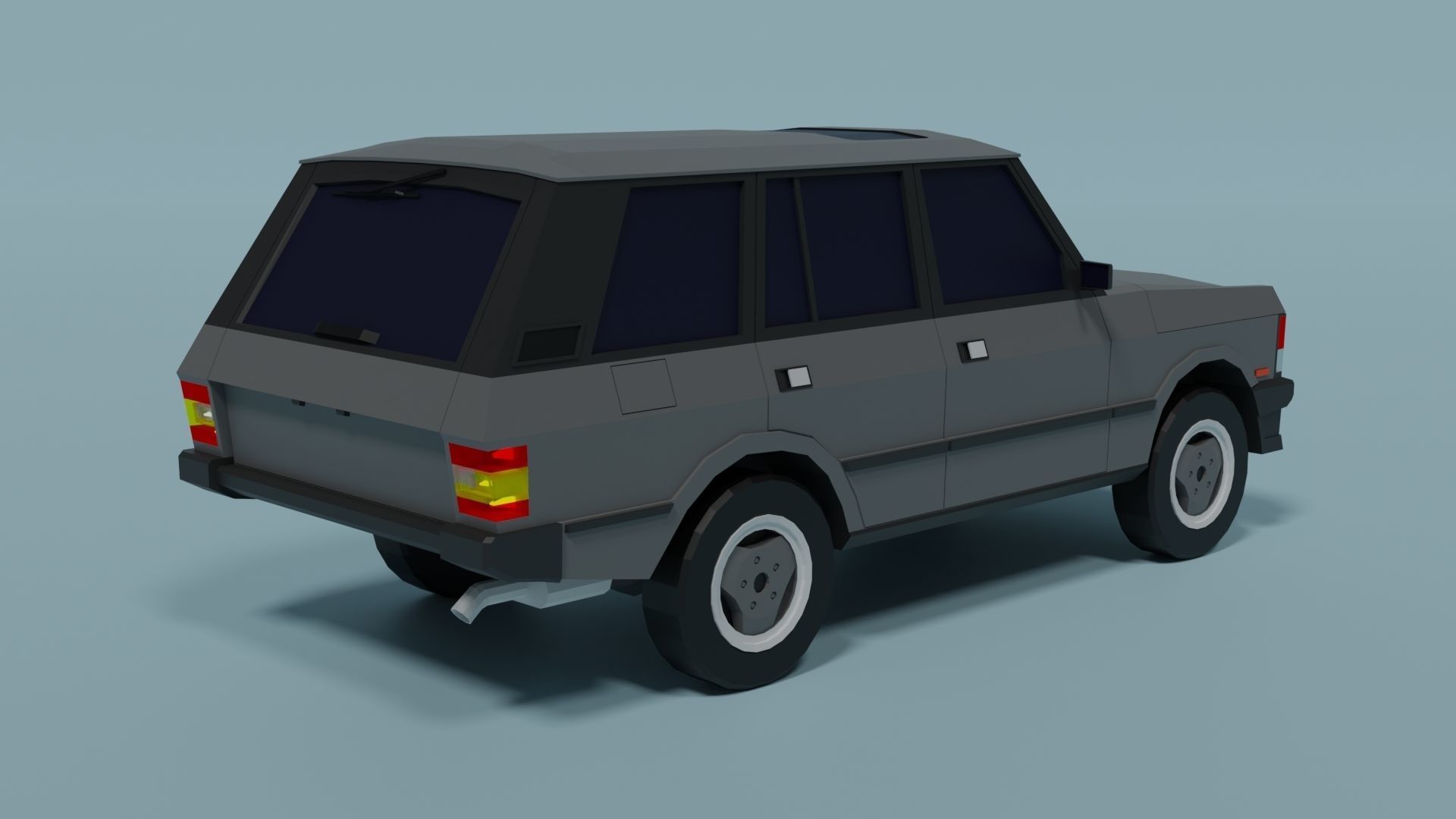Range Rover Classic Low-poly 3D model_1
