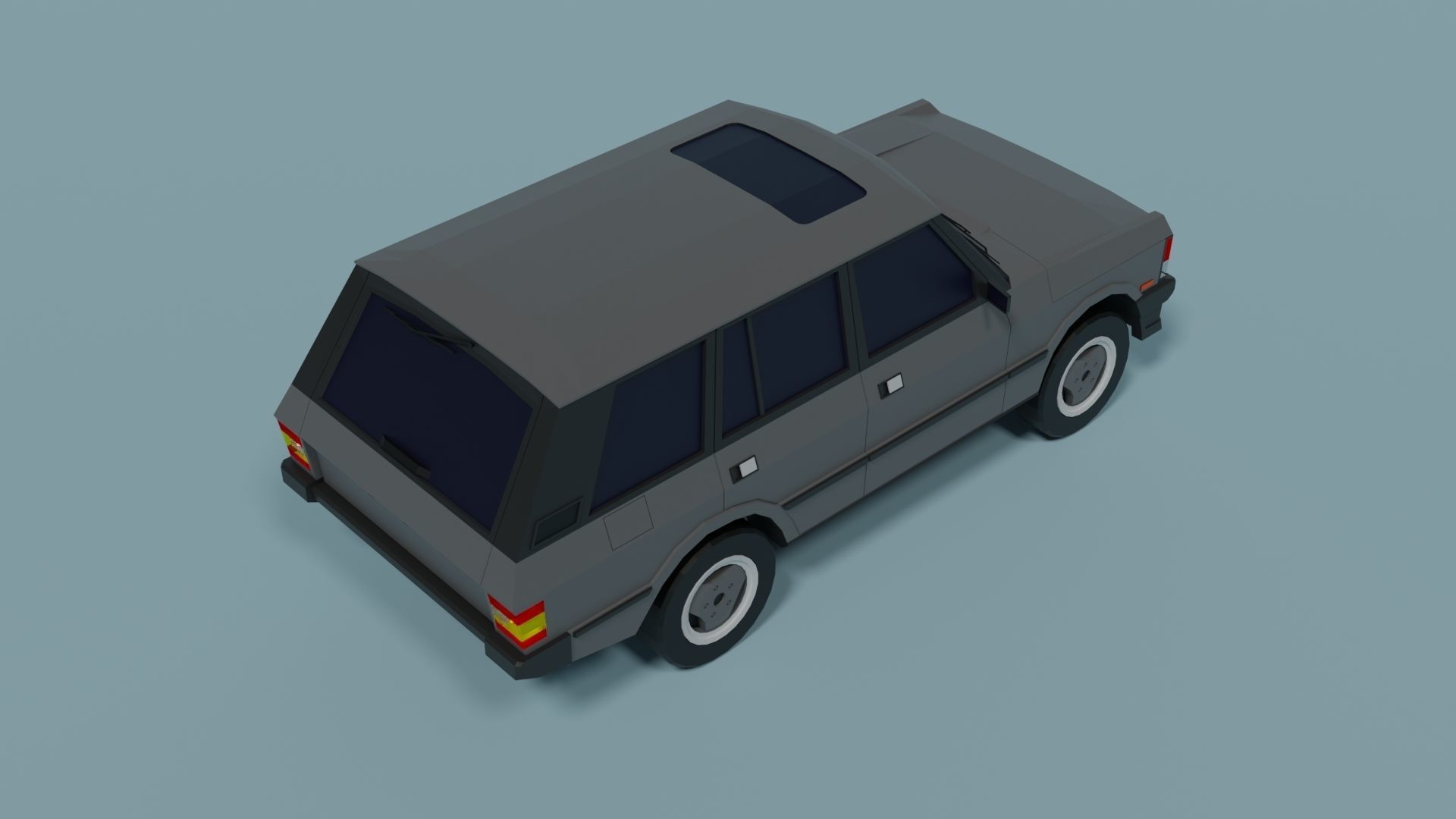 Range Rover Classic Low-poly 3D model_5