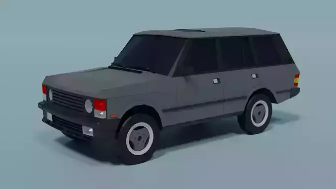 Range Rover Classic Low-poly 3D model