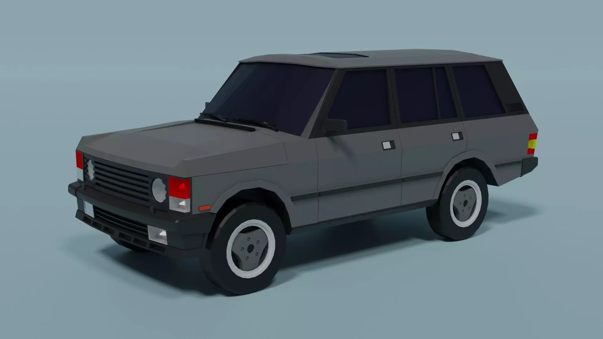 Range Rover Classic Low-poly 3D model_0