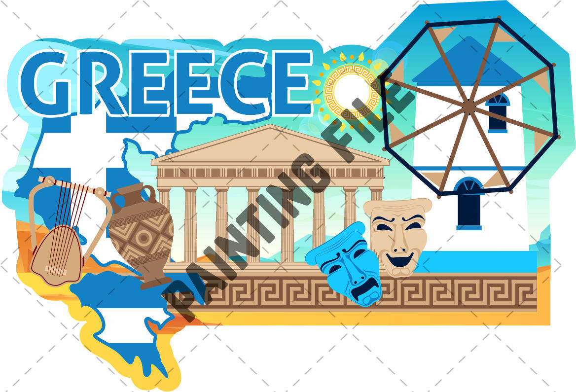 Greece Souvenir 3D print model_7