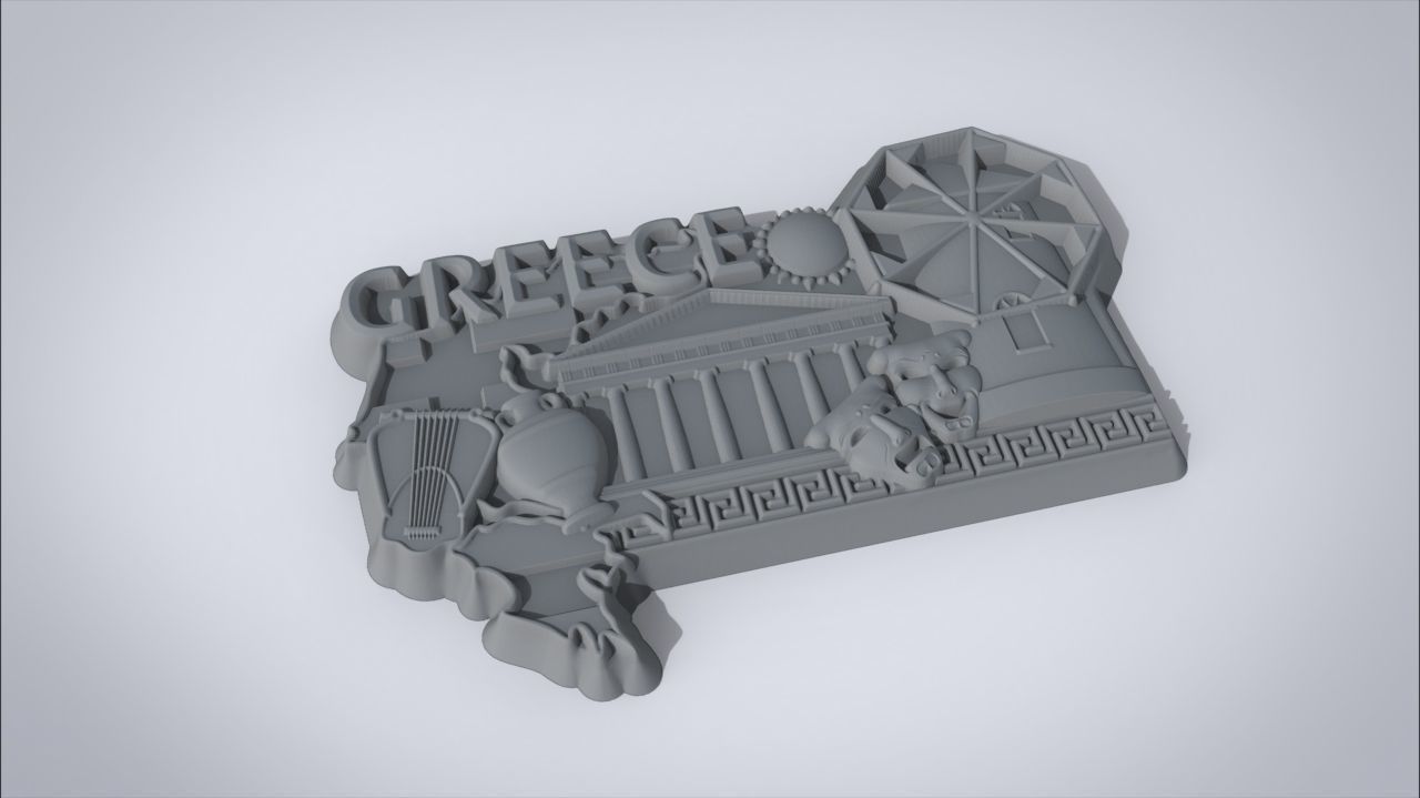 Greece Souvenir 3D print model_2