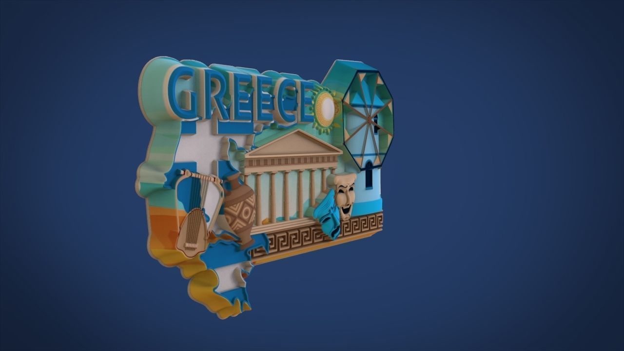 Greece Souvenir 3D print model_5
