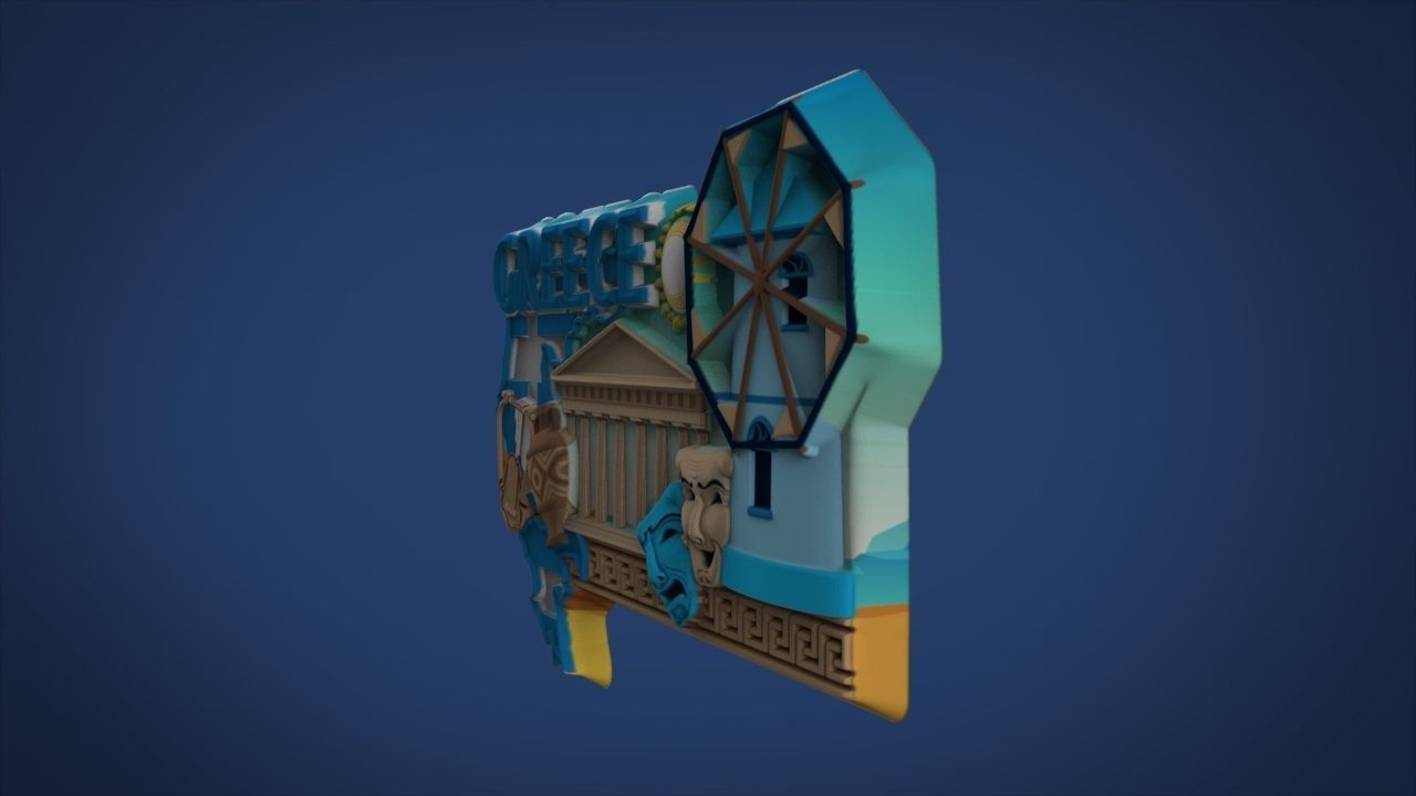 Greece Souvenir 3D print model_4