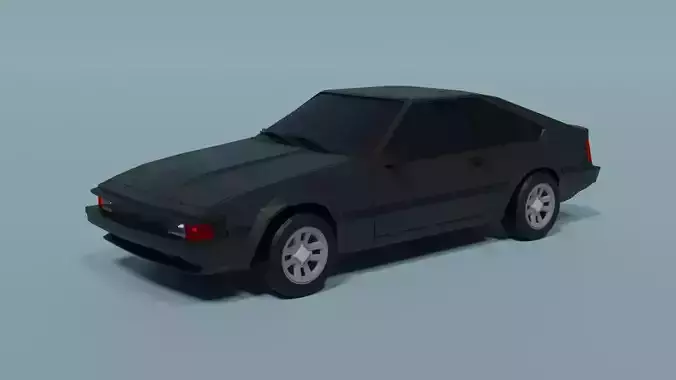 Toyota Celica Supra Low-poly 3D model