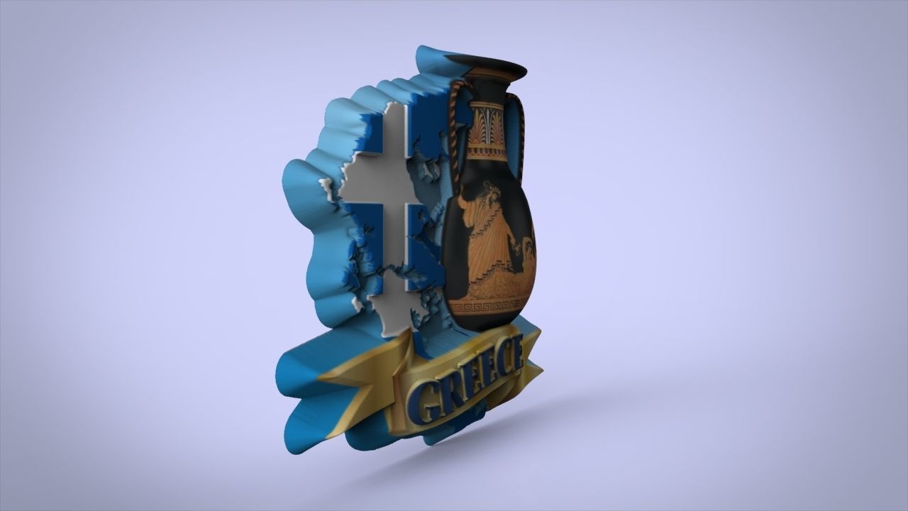 Greece Souvenir 3D print model_1