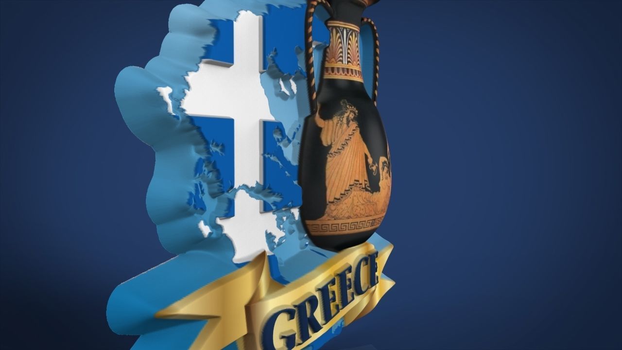 Greece Souvenir 3D print model_4