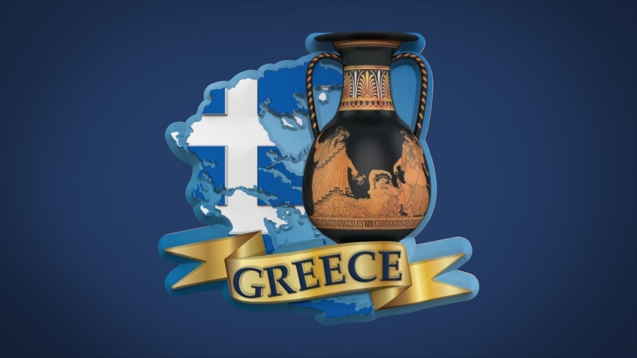 Greece Souvenir 3D print model_6