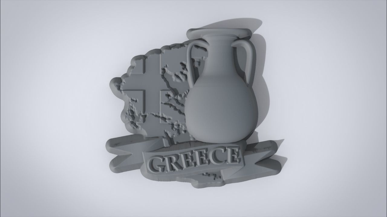 Greece Souvenir 3D print model_2