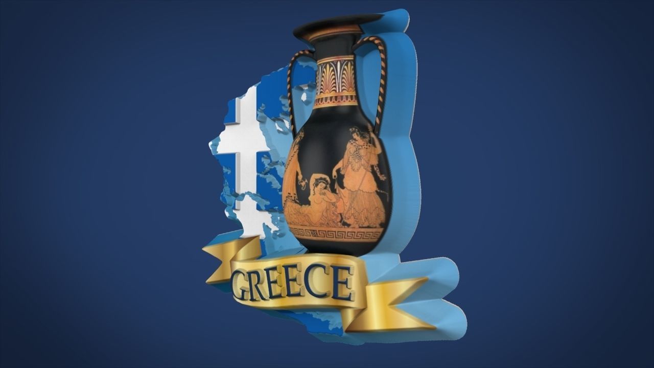 Greece Souvenir 3D print model_7