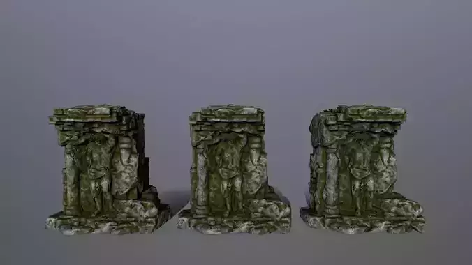 statue 2 stone structure