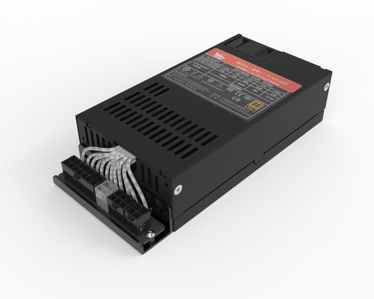 Xinhang Flex-650 Flex ATX Modular PSU 3D model_6