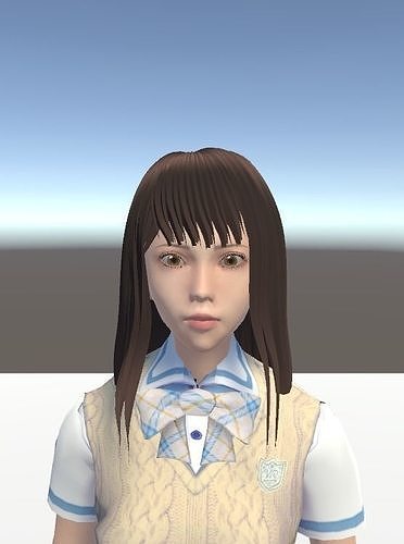 Unity Humanoid Model Female 022 Free 3D model