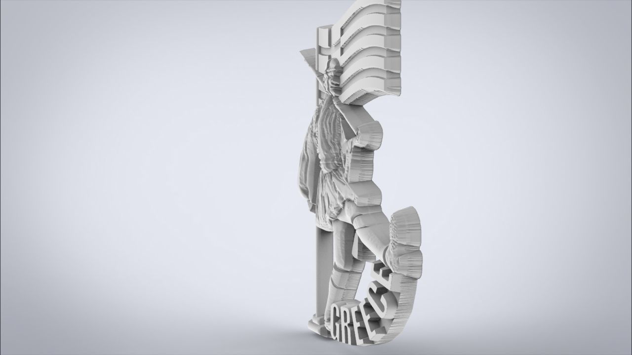 Greece Souvenir Evzones 3D print model_3